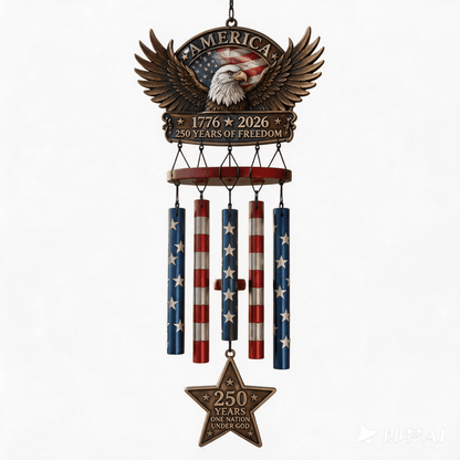 250 Years of Freedom  Commemorate Wind Chime