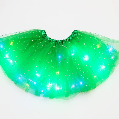 🌟 Final Clearance! Princess Glow LED Skirt – Soft Safe Stretchy