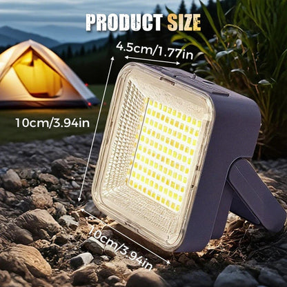 ⏰Solar Camping Light – Waterproof, Portable, 3 Modes & Power Bank 🔋