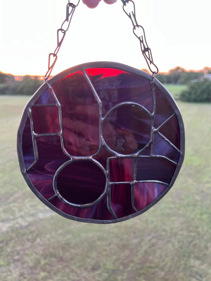 🤣F*CK OFF Stained Suncatcher – Bold, Bright & Unapologetically Funny