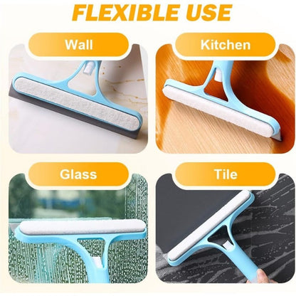 BrightSwipe Spray-Scrub-Squeegee All-in-One Glass Cleaner