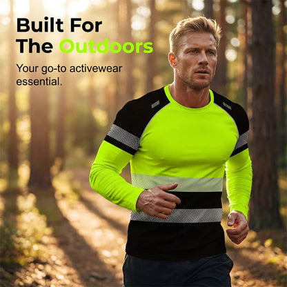 👕 ✨ Men’s 3D Printed Active Shirt – High-Visibility, Breathable, Athletic Fit 🌿