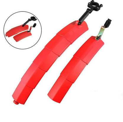 The "Adulting" Mudguard: 2-in-1 Telescopic Shield + Safety Light! 🚨✨ (No More Mud Suits)