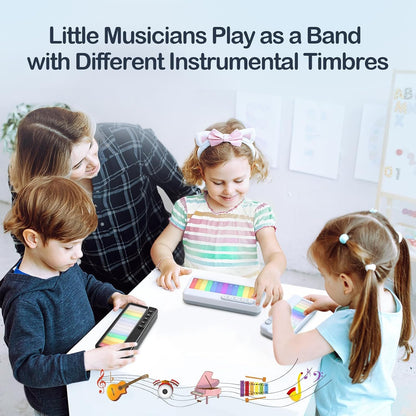 🎹Kids Mini Piano Toy W/Rainbow Lights🎹