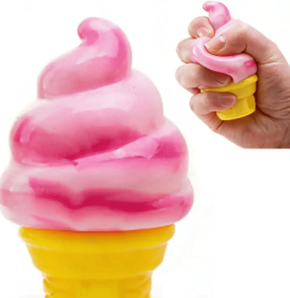 Ice Cream Squeeze Squishy, Ice Cream Squishy, Slow Rise Sensory Fidget Toy, Easter Basket Stuffers Party Favors🍦