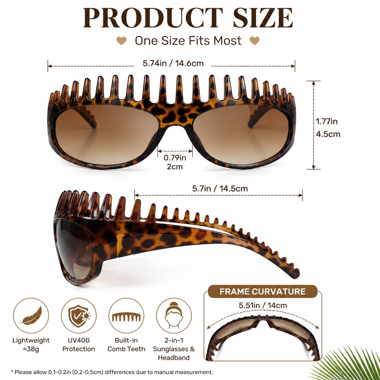🔥50% OFF TODAY😎 2026 New Luxury High-Ceiling French Headband 2-in-1 Sunglasses