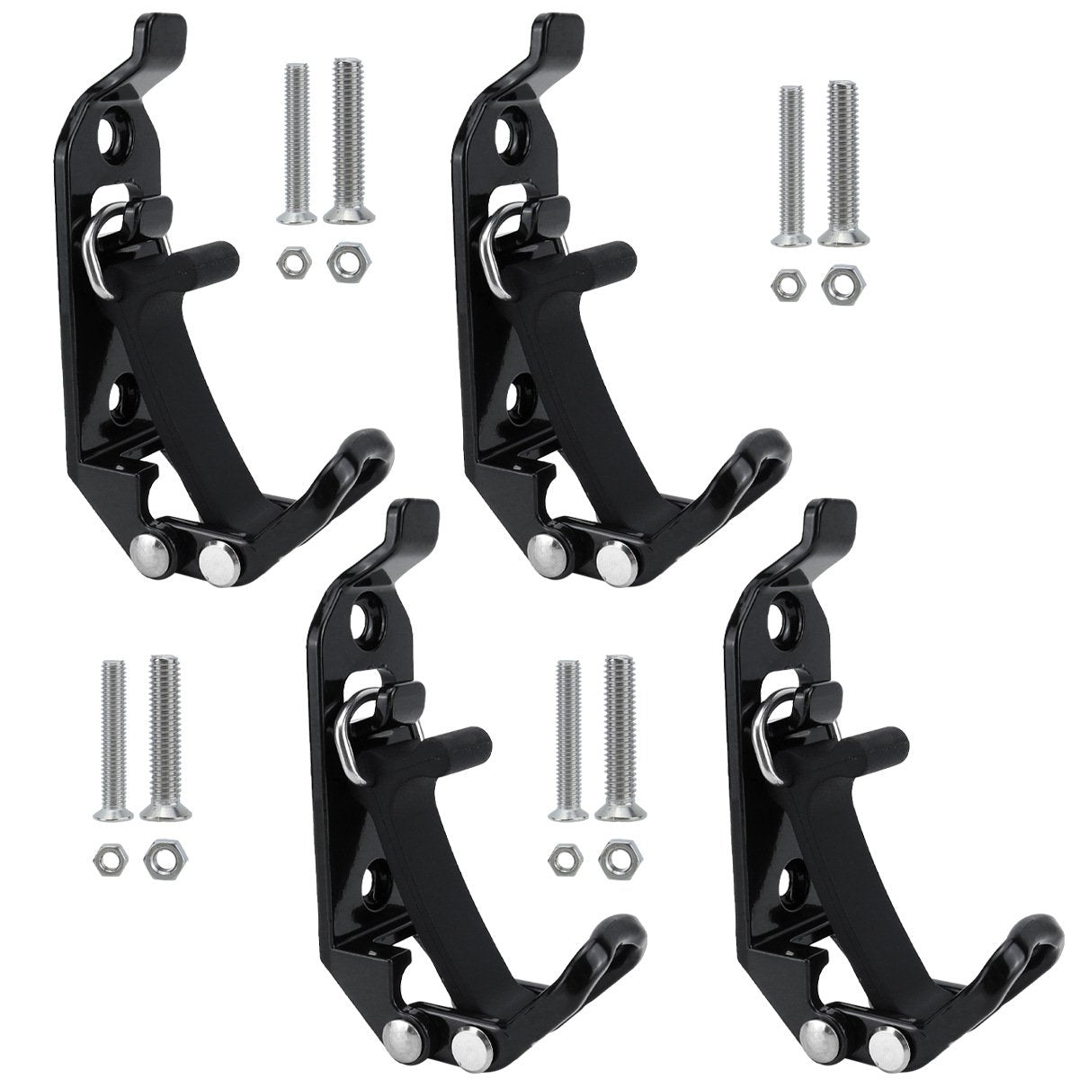 Heavy-Duty Rubber Tool Mount Clamps for Trucks & Garages