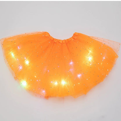 🌟 Final Clearance! Princess Glow LED Skirt – Soft Safe Stretchy
