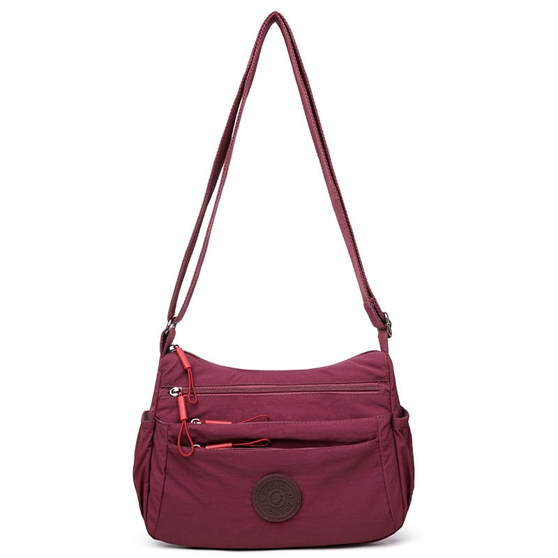 Women's Multi-Zip Crossbody Bag