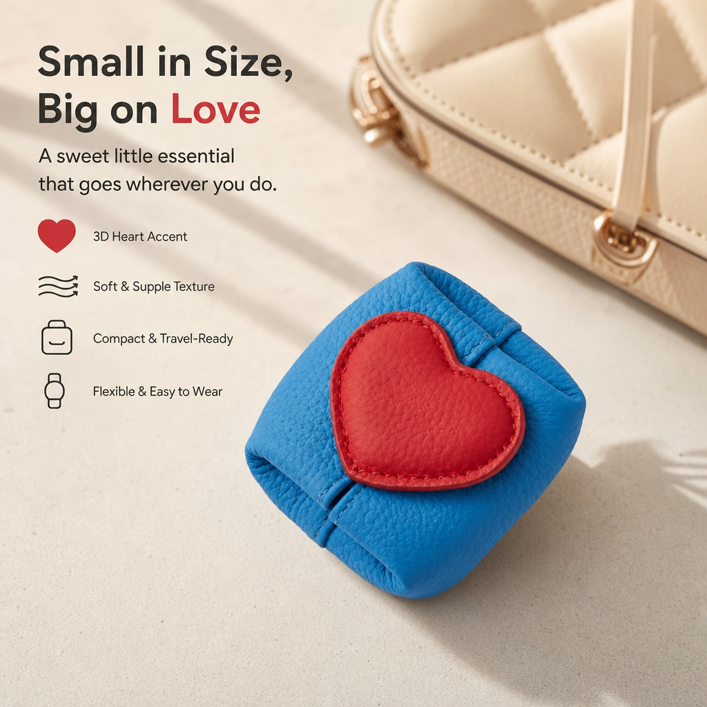 💖Mini pochette en cuir Sweetheart