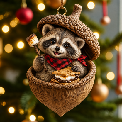 🎄Woodland Nut Hideaway Ornament🐿️