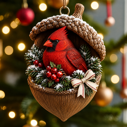 🎄Woodland Nut Hideaway Ornament🐿️