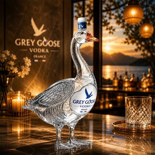 30th Anniversary 3D Sculpted Vodka Bottle（What you see is what you get）