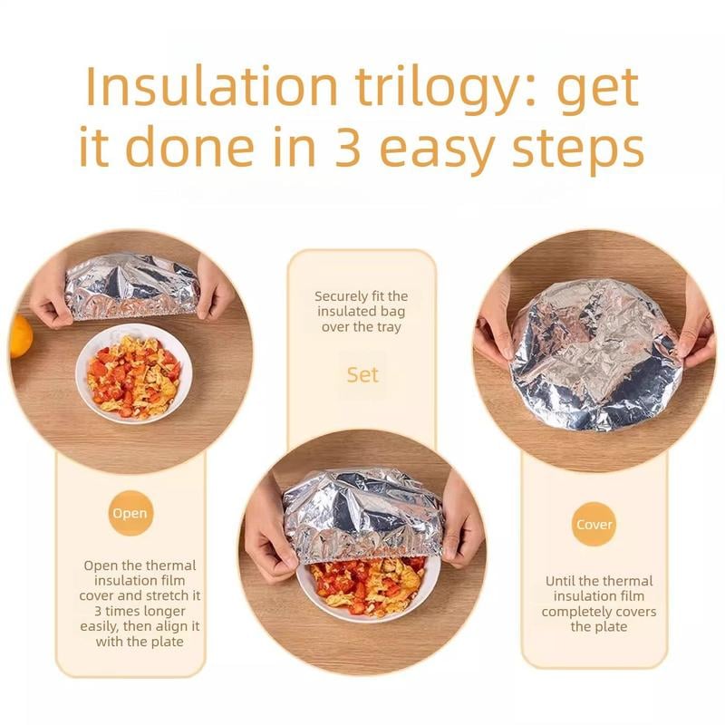 🥳2026 HOT SALE🥳💞50K+ SOLD!✨ 💝Aluminum Foil Heat-retaining Cover