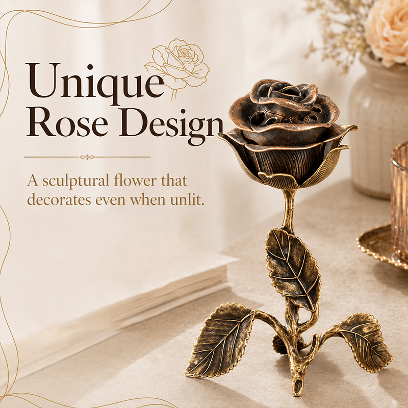 🌹💕Vintage Rose Incense Burner