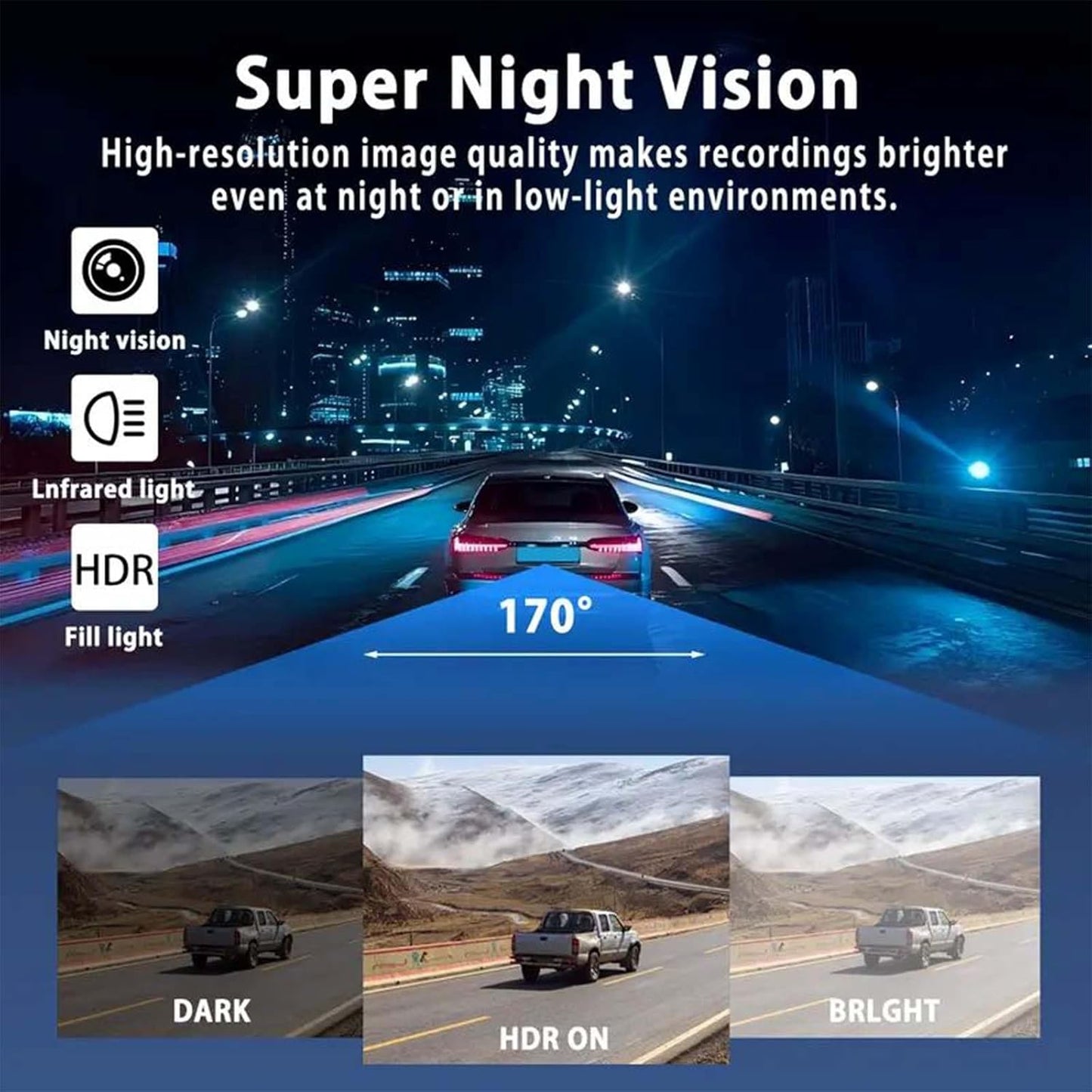 Full View Car Dash cam System