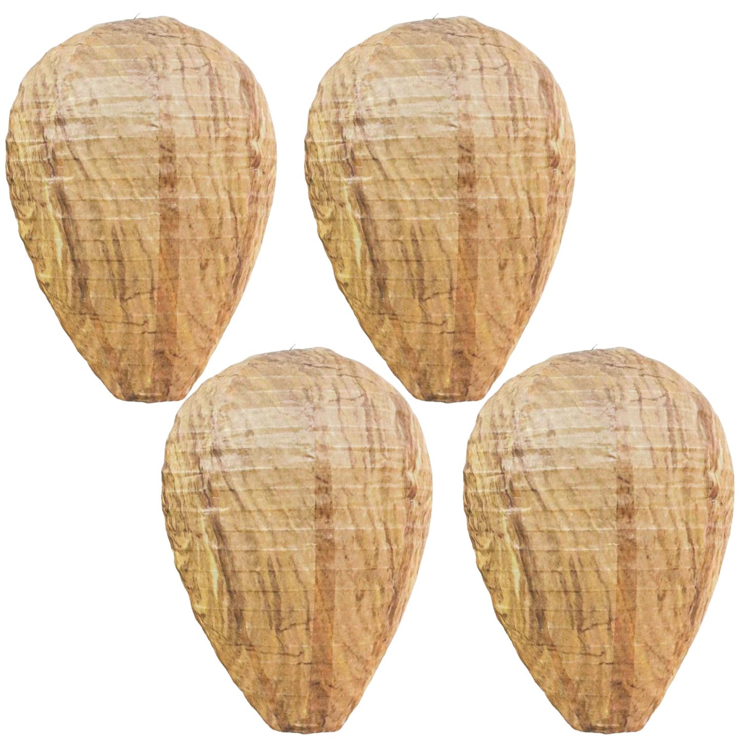 🐝Outdoor Hanging Fake Hornet Nest, Natural Wasp Repellent (8.6*11 inch)👍