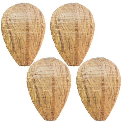 🐝Outdoor Hanging Fake Hornet Nest, Natural Wasp Repellent (8.6*11 inch)👍