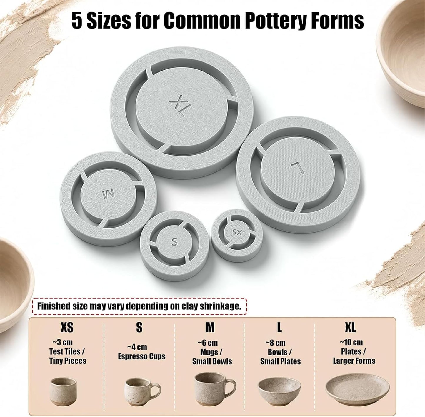 🔥Last Day 49% OFF - Pottery Foot Ring Tool