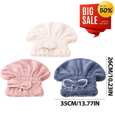 Premium Microfiber Hair Drying Cap