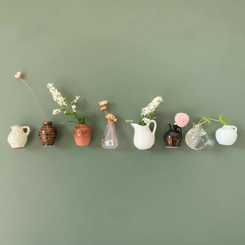 🌸 Mini Ceramics Vase Fridge Magnet