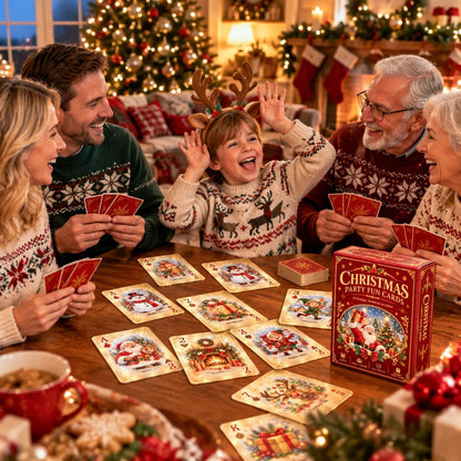 🃏🎅 Christmas Holiday Cheer Playing Cards - Make Your Christmas Game Night More Fun!