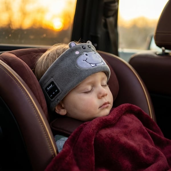 Kids & Adult Sleep Headband | Ultra Soft Bluetooth Animal Music Headphones