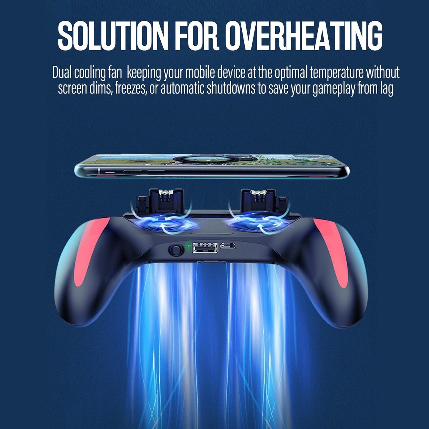 🎮 4-Finger Game Controller – Pro Mobile Gaming Grip