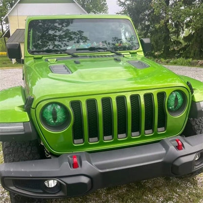 💀 Beast Eyes Mesh Car Headlight Stickers 🚘