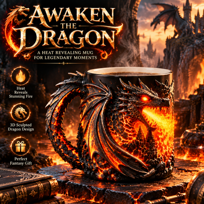 🔥 Last Day 50% OFF 🐉 Dragonfire Heat-Reveal Magic Mug 🔥