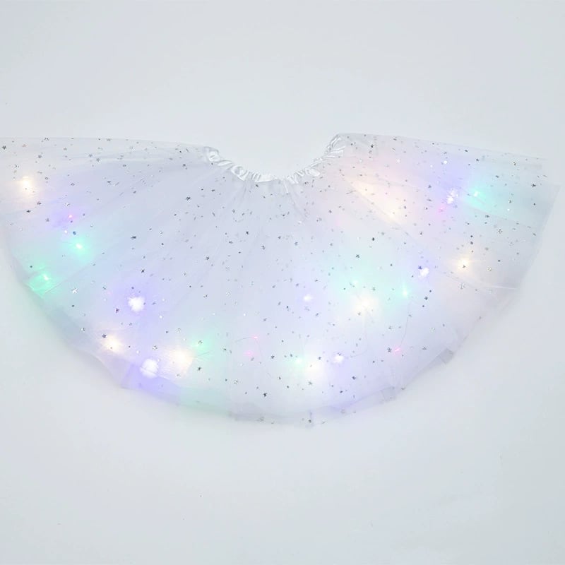 🌟 Final Clearance! Princess Glow LED Skirt – Soft Safe Stretchy