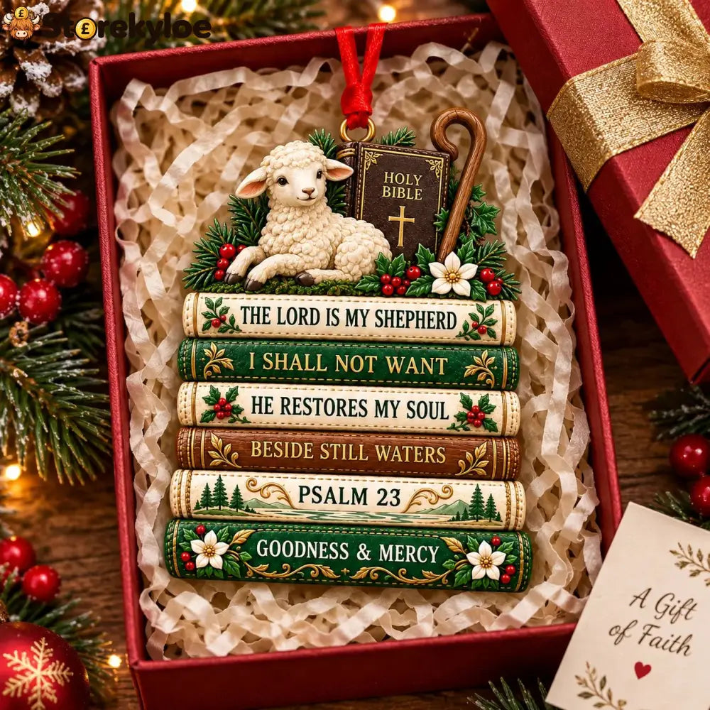 ✨✝️ Bible Faith Christmas Acrylic Ornament Collection