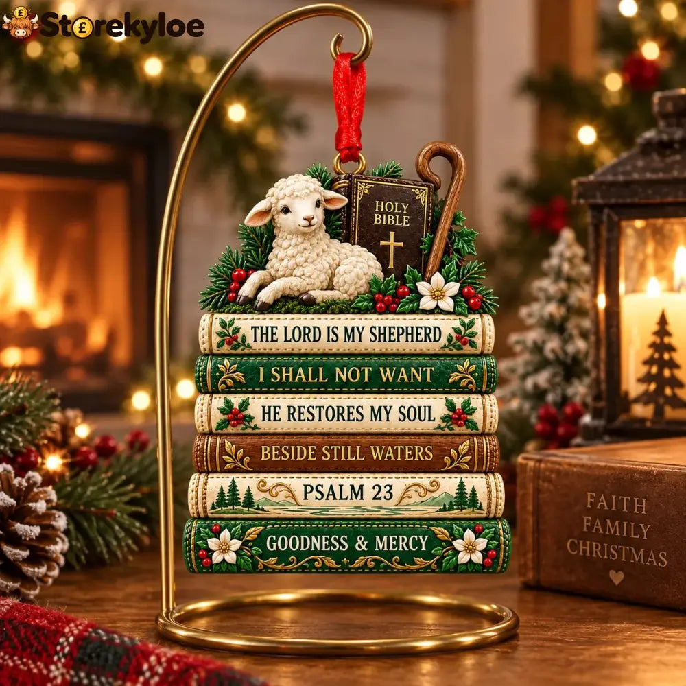 ✨✝️ Bible Faith Christmas Acrylic Ornament Collection