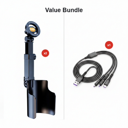 Car Cup Holder Phone Mount – 360° adjustable, strong N52 magnet, one-handed operation, fits all phones, stable magnetic and clamp models for safe driving