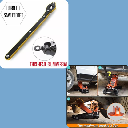 🔥Hot Sale🔧🛞Auto Labor-saving Jack Ratchet Wrench