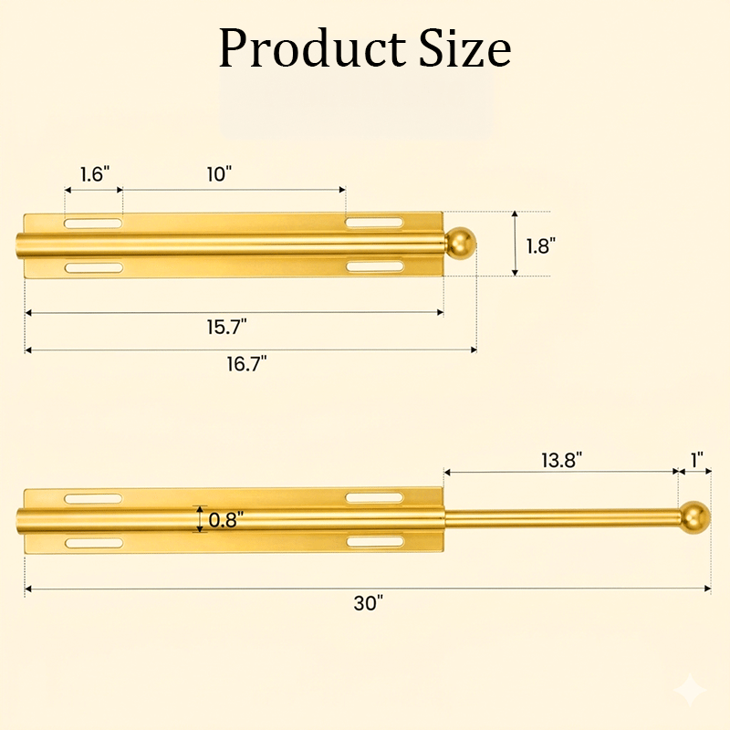 🗄️Valet Rod for Closet Pull Out