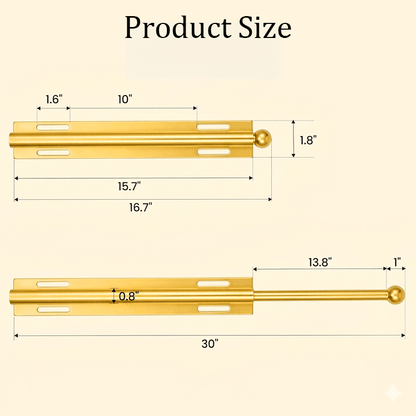 🗄️Valet Rod for Closet Pull Out