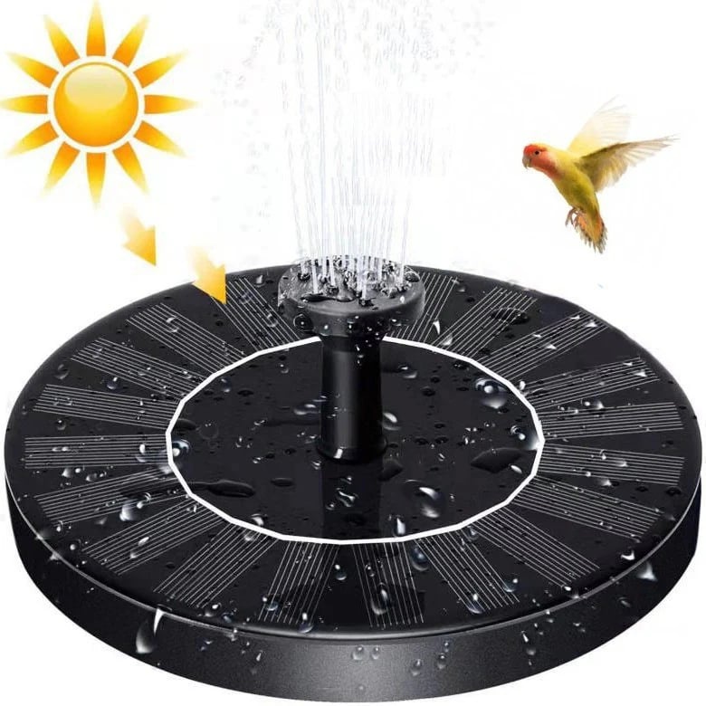 ☀Small solar fountain