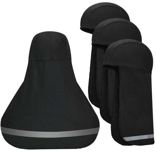 4-Piece Reflective Cooling Skull Caps with Neck Sun Shade