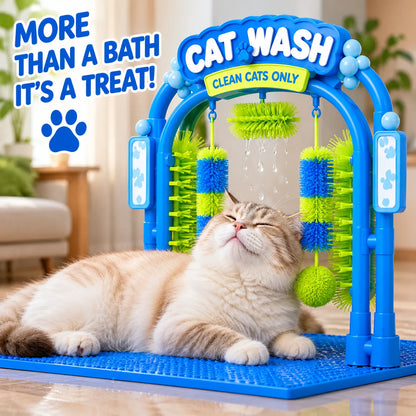 🐱 Cat Self-Grooming & Play Station