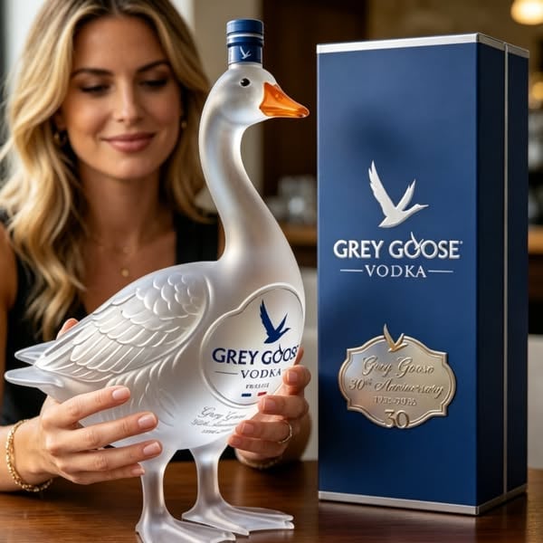 30th Anniversary 3D Sculpted Vodka Bottle（What you see is what you get）