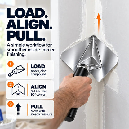⏰Limited Stock 49% OFF🔥Drywall Corner Finishing Trowel 🛠️ Create Perfect Inside Corners With Less Rework