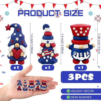 🔥Last Day 49% OFF - 🇺🇸 Patriotic gnome figurine, July 4th gift
