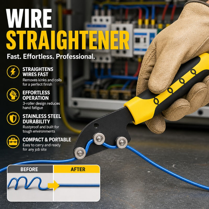 Effortless Wire Straightener