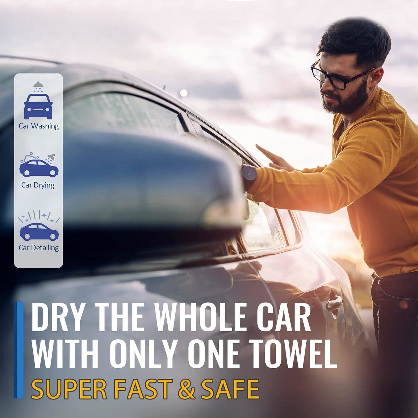 ✨Last Day 48% OFF - Microfiber Car Drying Towel