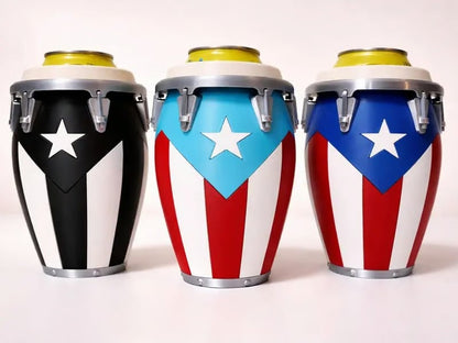🪘Conga-Style Can Holder – Celebrate Caribbean Pride, One Sip at a Time