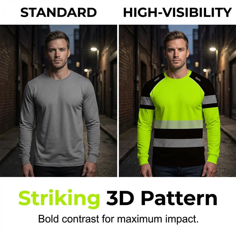 👕 ✨ Men’s 3D Printed Active Shirt – High-Visibility, Breathable, Athletic Fit 🌿