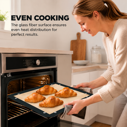 🍗 Baking mat with snap fasteners