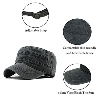 Soft Washed Cotton Cadet Cap