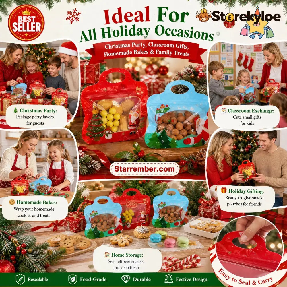 🎅🍬 Christmas Treat Bags – Fill Seal & Gift in Seconds - Toys Kids & Gifts